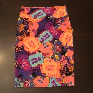 Mickey Mouse LulaRoe Cassie Skirt